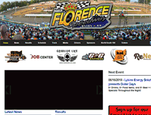 Tablet Screenshot of florencespeedway.com